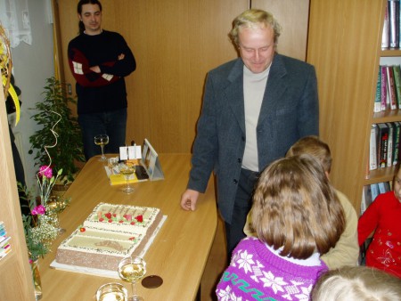 Otevření nové knihovny v roce 2004